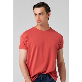 D's Damat 6HC14ORT02006 Kiremit Oversize Erkek T-shirt