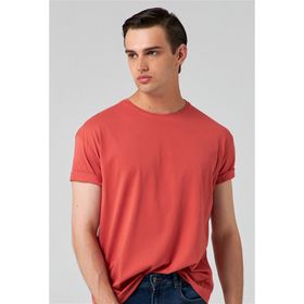 D's Damat 6HC14ORT02006 Kiremit Oversize Erkek T-shirt