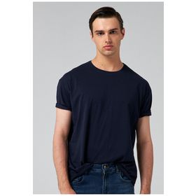 D's Damat 6HC14ORT02006 Lacivert Oversize Erkek T-shirt