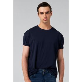 D's Damat 6HC14ORT02006 Lacivert Oversize Erkek T-shirt