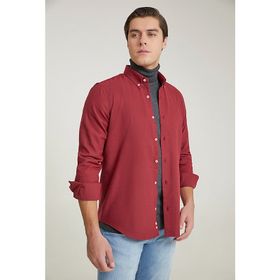 D's Damat 7HC02ORT13265 Bordo Erkek Gömlek