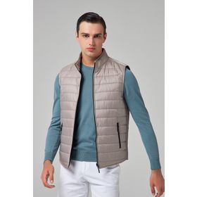 D's Damat 7HF07ORT42611 Regular Fit Gri Erkek Yelek Mont