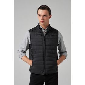D's Damat 7HF07ORT42611 Regular Fit Siyah Yelek Erkek Mont