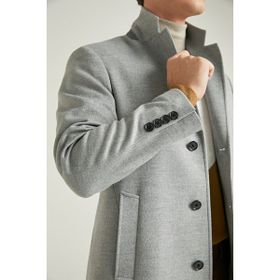D's Damat 9HF080018903M Gri Erkek Palto