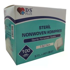 DS Plus 100'lü 7.5x7.5 cm Gaz Kompres