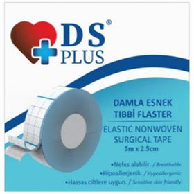 DS Plus Fix 5 m 2.5 cm Esnek Tıbbi Flaster