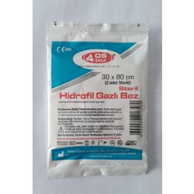 D&S Sağlık 30x80 2x10 Paket Steril Hidrofil Gazlı Bez
