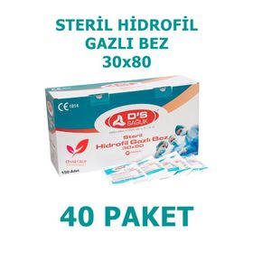 DS Sağlık 30x80 Hidrofil Gazlı Bez