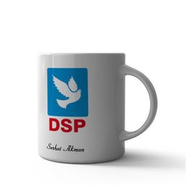 Dsp Logolu Kişiye Özel Kupa Bardak