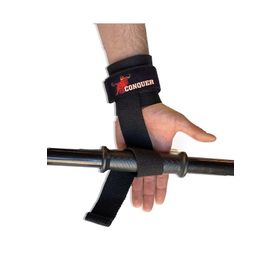DSport DS-1000044 Conquer Siyah Big Grip Pro Lifting Straps Ağırlık Eldiveni