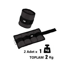 DSport Siyah 2x1 kg El Ayak Bilek Ağırlığı
