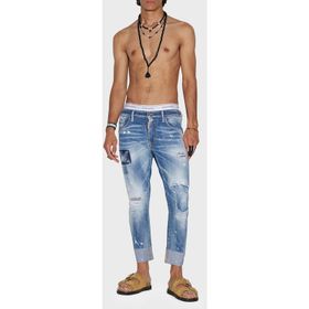 Dsquared2 S74LB1252 S30342 470 Mavi Erkek Kot Pantolon