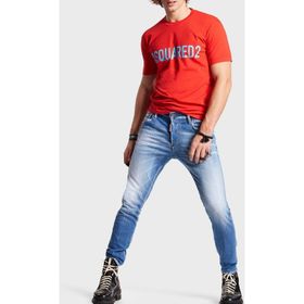Dsquared2 S74LB1276 S30342 470 Lacivert Erkek Kot Pantolon
