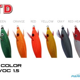 DTD Full Color Glavoc 1.5 Serisi 55 mm Glow Suni Balık Yemi