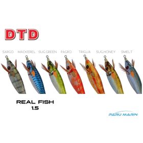 DTD Real Fish Bukva 1.5 Serisi 55 mm Glow Suni Balık Yemi