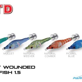 DTD Soft Wounded Fish 1.5 Serisi 55 mm Blue Glow Suni Balık Yemi