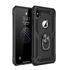 Dtech iPhone XS Sofya Yüzüklü Standlı Silikon Kılıf