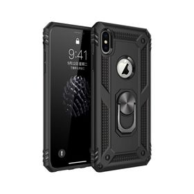 Dtech iPhone XS Sofya Yüzüklü Standlı Silikon Kılıf