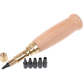 Dtools Otomatik Kayışlar Yumruk Değıştirilebilir Sessiz Döner Delme Zımbalar Deri Zımba Izle Zanaat Aracı Delik Delme Vida Kalıp Yurt Dışından 1 parça Koyu Gri Matkap Ucu