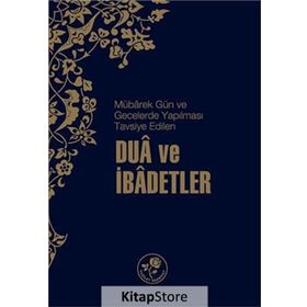 DUA VE İBADETLER - GENEL