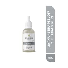 Duaderm Akne Karşıtı Siyah Nokta Önleyici Peel Off AHA 10% BHA 2% 30 ml Serum