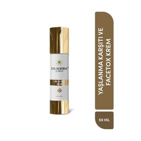 Duaderm Natural Nemlendirici Besleyici ve Onarıcı 50 ml Yüz Detoks Kremi