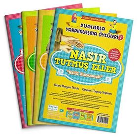 Dualarla Yardımlaşma Öyküleri - Osmanlıca ve Günümüz Türkçesi Karşılaştırmalı - 4 Kitap - Kolektif