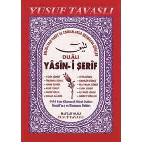 DUALI YASIN-I ŞERIF (CEP BOY) (C28) BELIRLI BAZI VAKIT VE ZAMANLARDA OKUNACAK SURELER - YUSUF TAVASLI