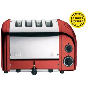 Dualit 47031 Vario 2200 W 4 Dilim Hazneli Ekmek Kızartma Makinesi Kırmızı