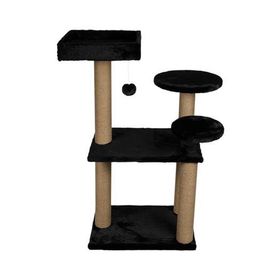 Dubex 65x88x111 cm Siyah Kedi Oyun Evi ve Tırmalama Platformu