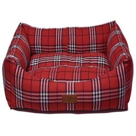 Dubex 78x60x22h cm Danish Kırmızı Kareli Yatak