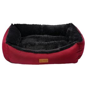 Dubex Jellybean Bordo-Antrasit Gri İç Mekan Kedi Köpek Yatağı