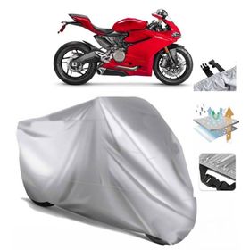 Ducati 959 Panigale Arka Çanta Uyumsuz Ultra Kalın Su Geçirmez Motor Brandası