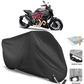 Ducati Diavel Arka Çanta Uyumsuz Ultra Kalın Su Geçirmez Motor Brandası