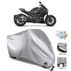 Ducati Diavel Carbon Arka Çanta Uyumsuz Ultra Kalın Su Geçirmez Motor Brandası