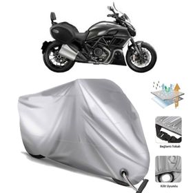 Ducati Diavel Strada Siyah Arka Çanta Uyumsuz Ultra Kalın Su Geçirmez Motor Brandası