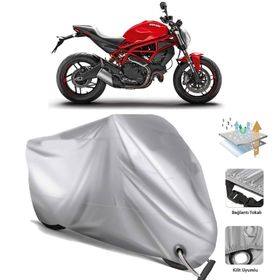 Ducati Monster 797 Arka Çanta Uyumsuz Ultra Kalın Su Geçirmez Motor Brandası