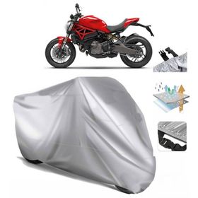Ducati Monster 821 Arka Çanta Uyumsuz Ultra Kalın Su Geçirmez Motor Brandası