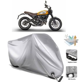 Ducati Scrambler Classic Arka Çanta Uyumsuz Ultra Kalın Su Geçirmez Motor Brandası