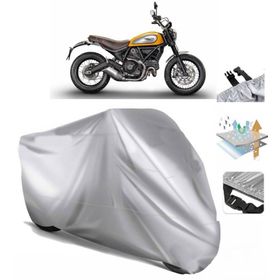 Ducati Scrambler Classic Arka Çanta Uyumsuz Ultra Kalın Su Geçirmez Motor Brandası