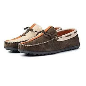 Ducavelli Colore Haki Süet Hakiki Deri Loafer Hafif Erkek Günlük Ayakkabı