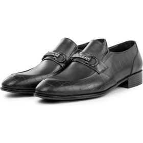 Ducavelli Lunta Loafer Siyah Erkek Klasik Ayakkabı