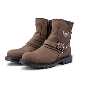 Ducavelli Rock Kahverengi Nubuk Erkek Bot