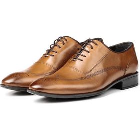 Ducavelli Stylish Taba Deri Erkek Klasik Ayakkabı