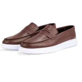Ducavelli Trim Loafer Kahverengi Hakiki Deri Erkek Ayakkabı