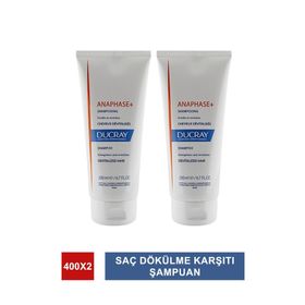 Ducray Anaphase+ Plus Saç Dökülmesine Karşı 2x200 ml Şampuan