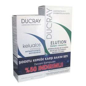 Ducray Kelual DS Şampuan 100 ml+Elution Şampuan 200 ml ikili Set