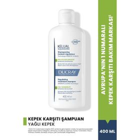 Ducray Kelual Squanorm 400 ml Yağlı Saçlar İçin Etkili Kepek Şampuan