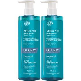 Ducray Keracnyl 2x400 ml Yüz Yıkama Jeli