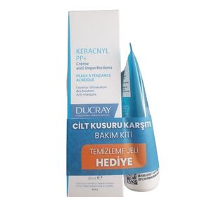 Ducray Keracnyl PP+ 30 ml Nemlendirici + Keracnyl 40 ml Yıkama Jeli